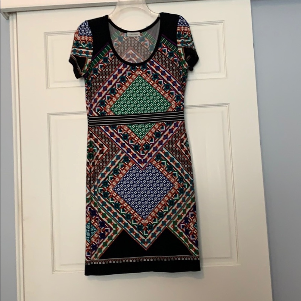 Calvin Klein geometric dress